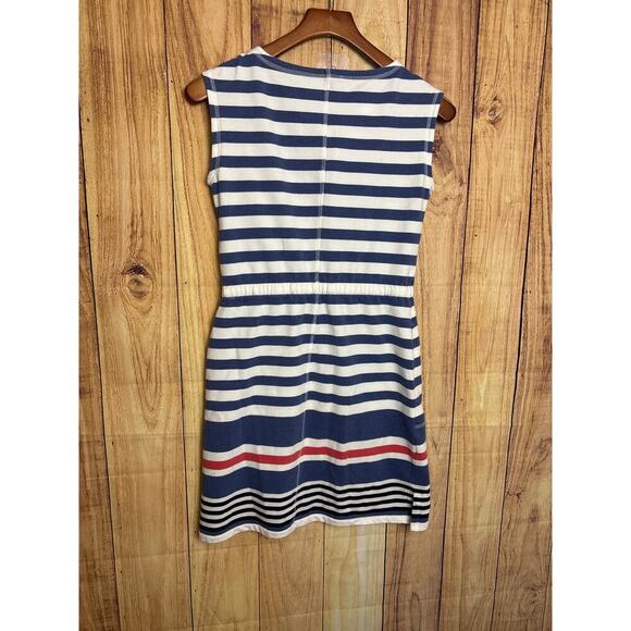 Talbots Striped Cotton Blend Pockets Adjustable Waist Women's Size P - Picture 7 of 8